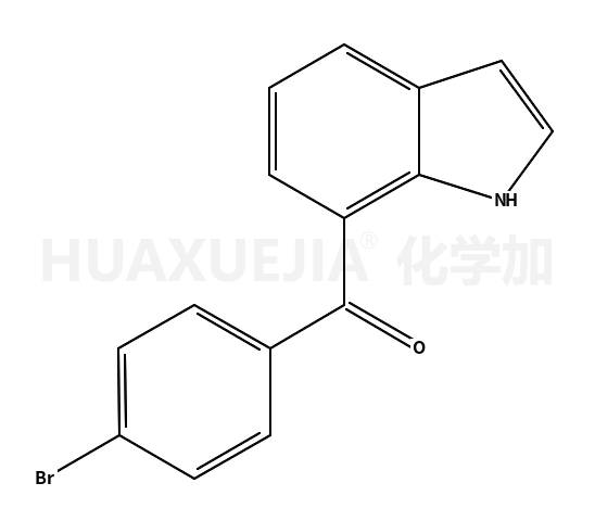 (4-bromophenyl)-(1H-indol-7-yl)methanone