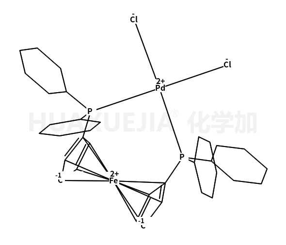 二氯[1,1'-双(二环己基磷)二茂铁]钯(II), Pd