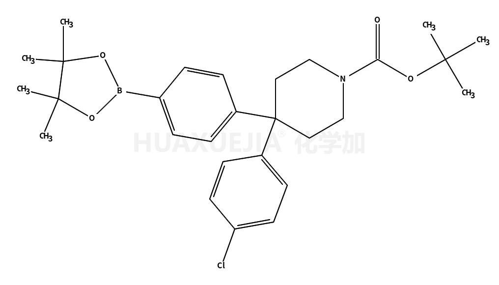 4-(4-chloro-phenyl)-4-[4-(4,4,5,5-tetramethyl-[1,3,2]dioxaborolan-2-yl)-phenyl]-piperidine-1-carboxylic acid tert-butyl ester