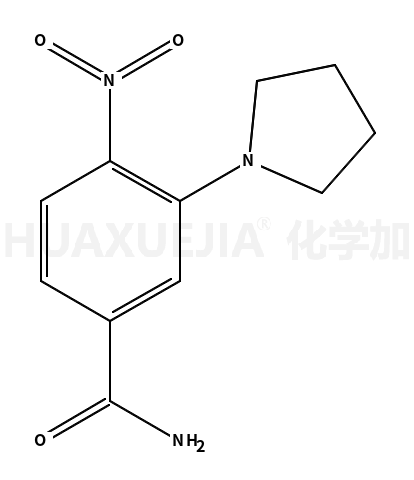 4-nitro-3-(pyrrolidin-1-yl)-benzamide