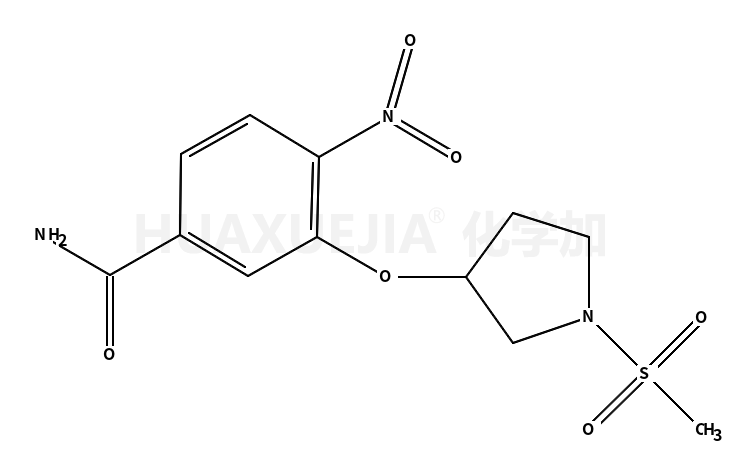 3-(1-methanesulfonyl-pyrrolidin-3-yloxy)-4-nitro-benzamide