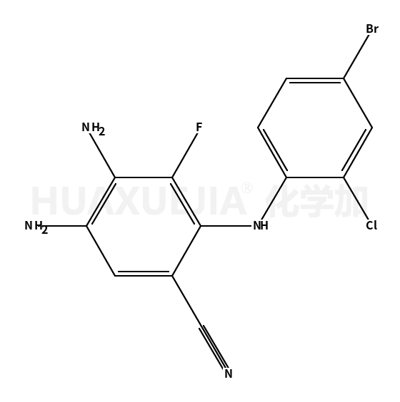 4,5-二氨基-2-(4-溴-2-氯苯基氨基)-3-氟苯甲腈