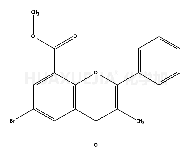 6-溴-3-甲基黄酮-8-羧酸甲酯