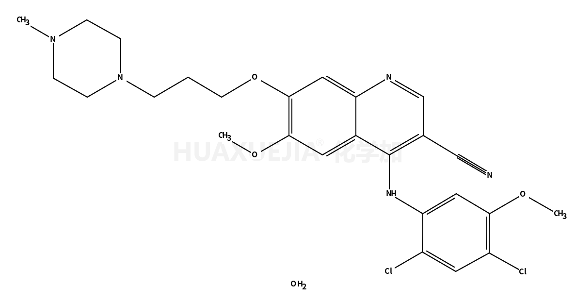 4-((2,4-dichloro-5-methoxyphenyl)amino)-6-methoxy-7-(3-(4-methylpiperazin-1-yl)propoxy)quinoline-3-carbonitrile