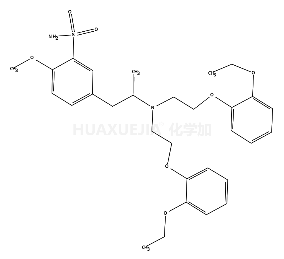 5-((R)-2-{bis-[2-(2-ethoxyphenoxy)ethyl]amino}-propyl)-2-methoxybenzenesulfonamide