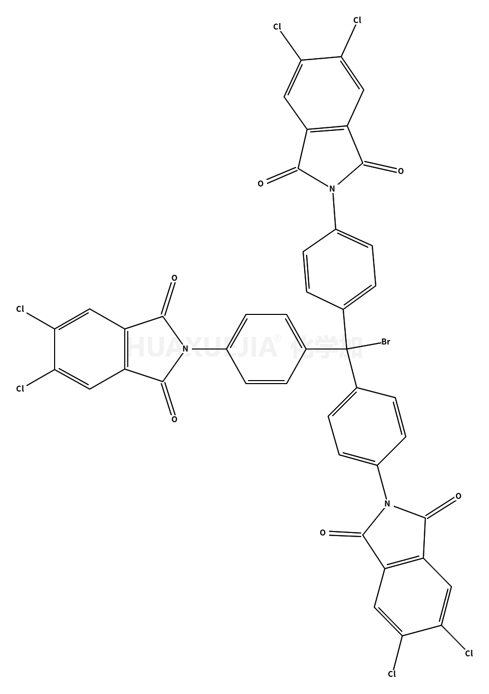 4,4',4''-三(4,5-二氯邻苯二甲酰亚胺苯基)甲基溴
