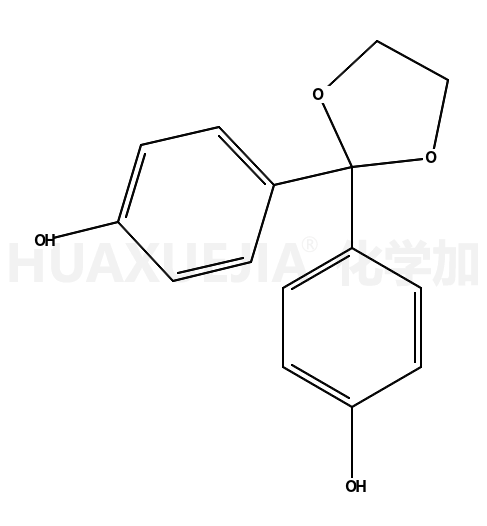 4-[2-(4-hydroxyphenyl)-1,3-dioxolan-2-yl]phenol