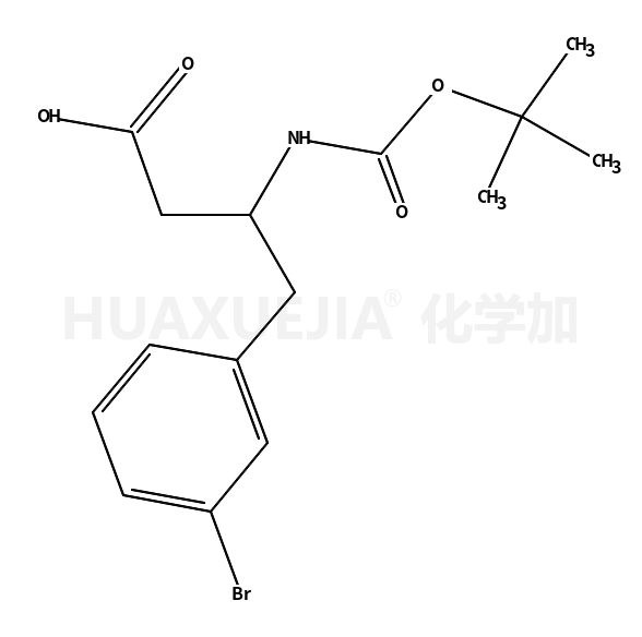 N-叔丁氧羰基-3-氨基-4-(3-溴苯基)丁酸
