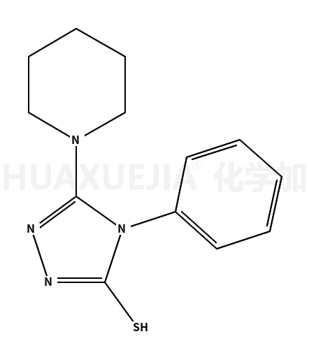 4-苯基-5-哌啶-1-基-4H-1,2,4-三唑-3-硫醇
