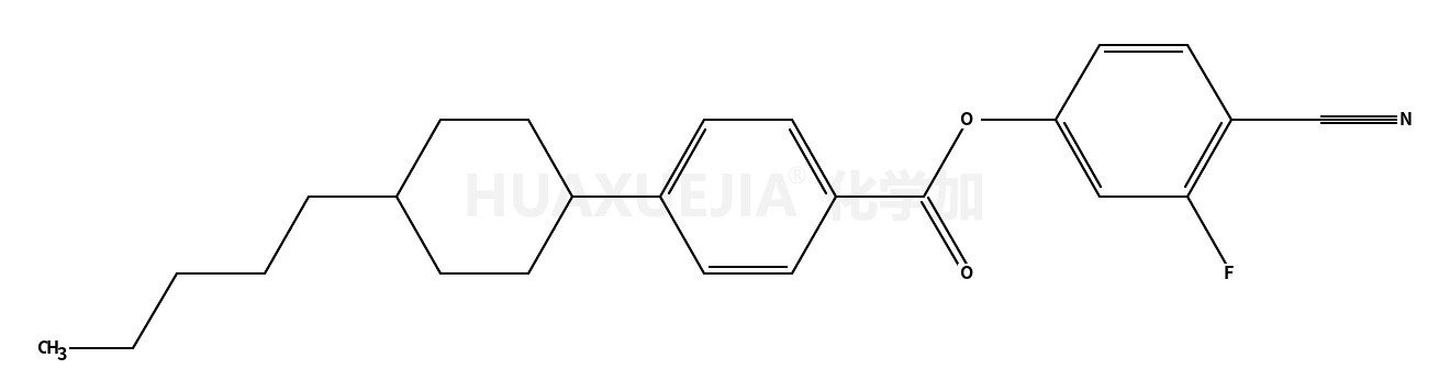 反-4-(4-正戊基环己基)苯甲基-3-氟-4-氰基苯酯