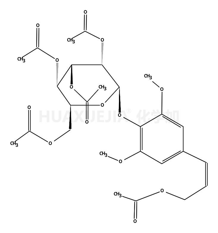 (2E)-3-{3,5-Dimethoxy-4-[(2,3,4,6-tetra-O-acetyl-β-D-glucopyranos yl)oxy]phenyl}-2-propen-1-yl acetate