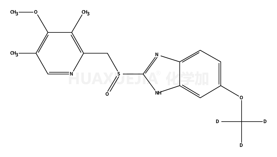 1H-Benzimidazole, 6-(methoxy-d3)-2-[[(4-methoxy-3,5-dimethyl-2-pyridinyl)methyl]sulfinyl]