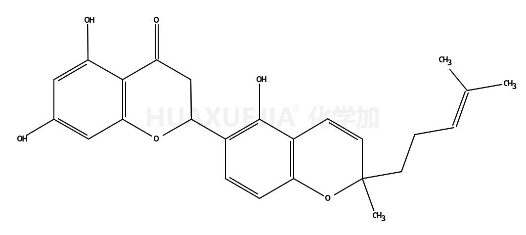 5,5',7-三羟基-2'-甲基-2'-(4-甲基-3-戊烯基)-[2,6'-联-2H-1-苯并吡喃]-4(3H)-酮