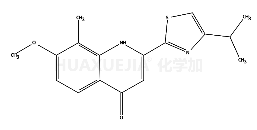 2-(4-异丙基噻唑-2-基)-7-甲氧基-8-甲基喹啉-4-醇