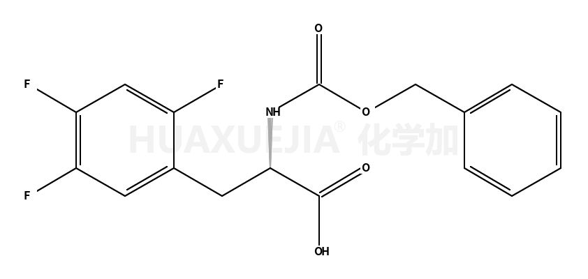 (2R)-2-(phenylmethoxycarbonylamino)-3-(2,4,5-trifluorophenyl)propanoic acid