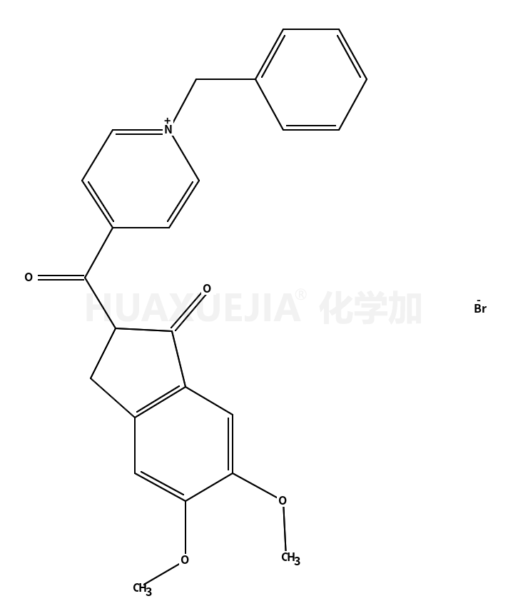 2-(1-benzylpyridin-1-ium-4-carbonyl)-5,6-dimethoxy-2,3-dihydroinden-1-one,bromide
