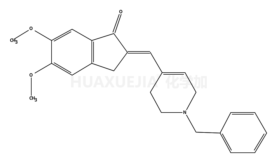 (2E)-2-[(1-Benzyl-1,2,3,6-tetrahydro-4-pyridinyl)methylene]-5,6-d imethoxy-1-indanone