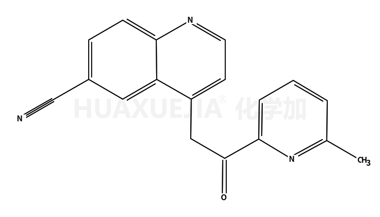 4-[2-(6-甲基-2-吡啶基)-2-氧代乙基]-6-喹啉甲腈