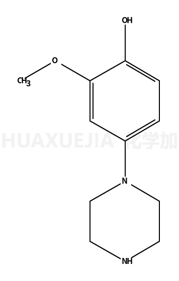 2-甲氧基-4-(1-哌嗪基)苯酚