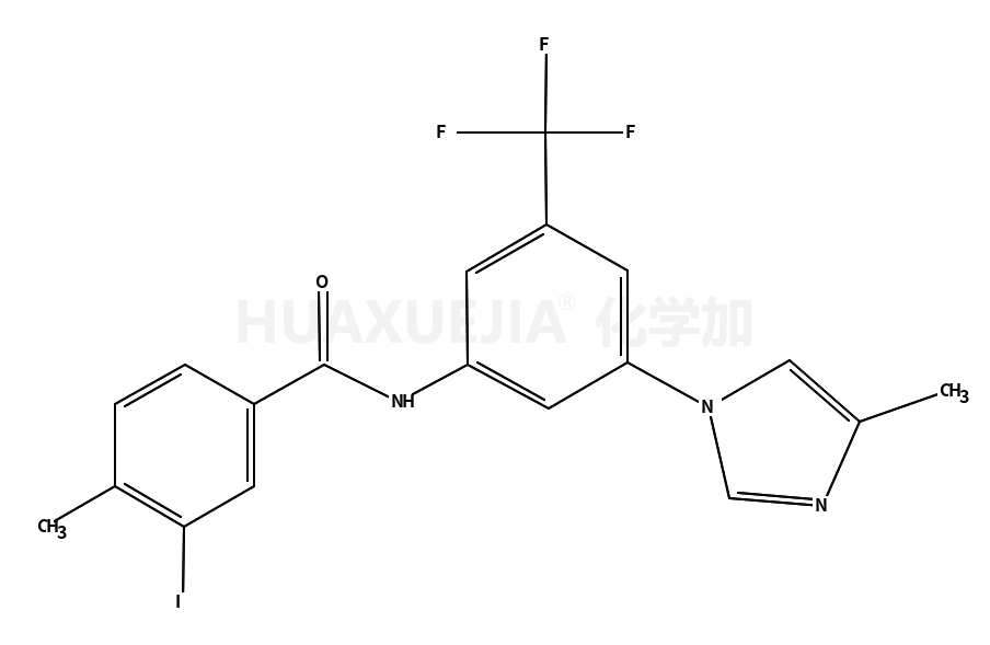 N-(3-(三氟甲基)-5-(4-甲基-1H-咪唑-1-基)苯基)-3-碘-4-甲基苯甲酰胺