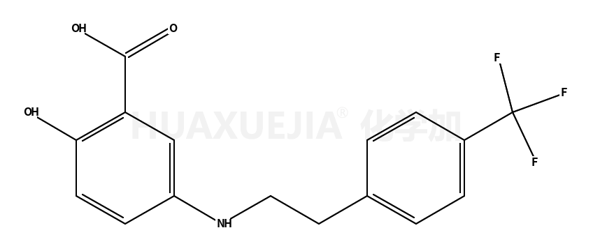 2-hydroxy-5-[2-[4-(trifluoromethyl)phenyl]ethylamino]benzoic acid