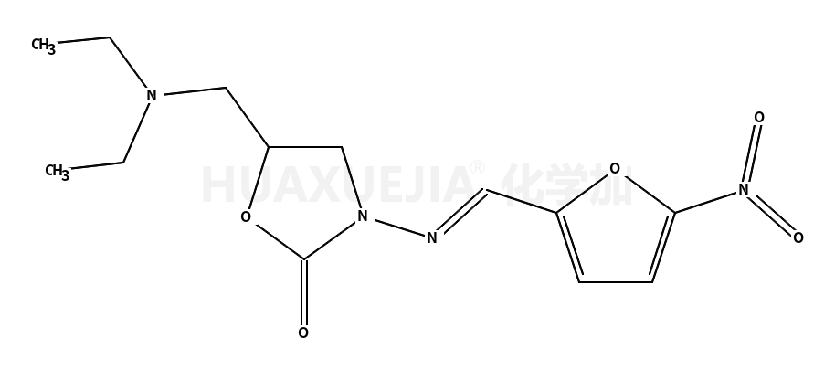 5-(diethylaminomethyl)-3-[(5-nitrofuran-2-yl)methylideneamino]-1,3-oxazolidin-2-one