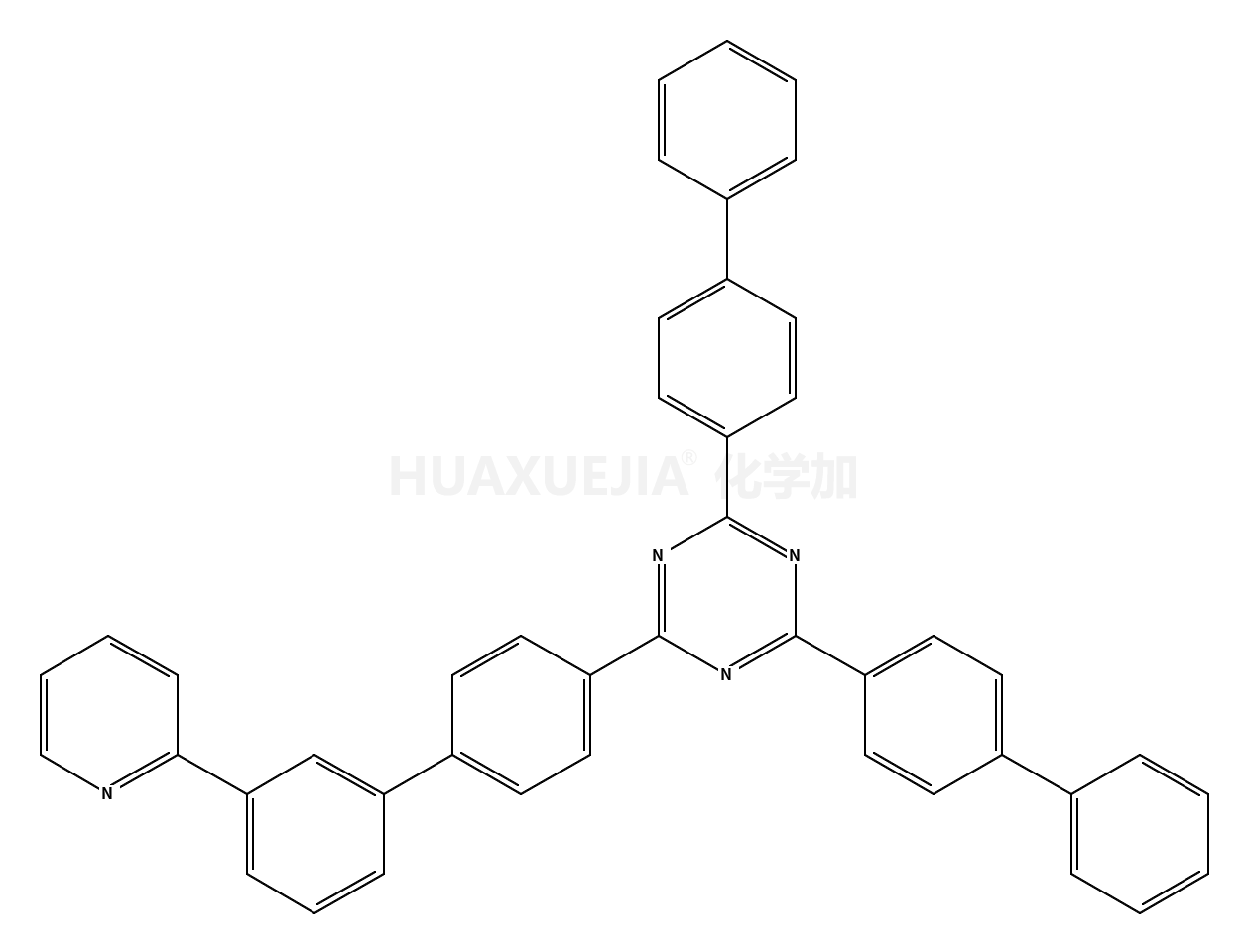 2,4-bis(4-biphenylyl)-6-[3'-(2-pyridyl)biphenyl-4-yl]-1,3,5-triazine
