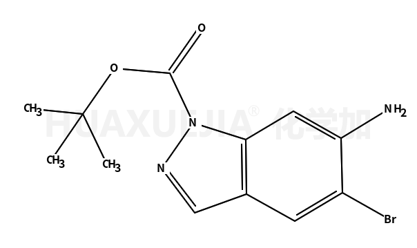 tert-butyl 6-amino-5-bromoindazole-1-carboxylate