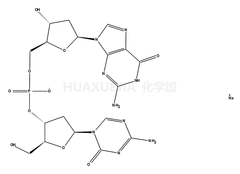 sodium,[(2R,3S,5R)-5-(2-amino-6-oxo-3H-purin-9-yl)-3-hydroxyoxolan-2-yl]methyl [(2R,3S,5R)-5-(4-amino-2-oxo-1,3,5-triazin-1-yl)-2-(hydroxymethyl)oxolan-3-yl] phosphate