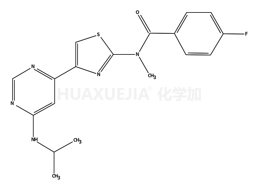 4-氟-N-[4-[6-(异丙基氨基)嘧啶-4-基]-1,3-噻唑-2-基]-N-甲基苯甲酰胺