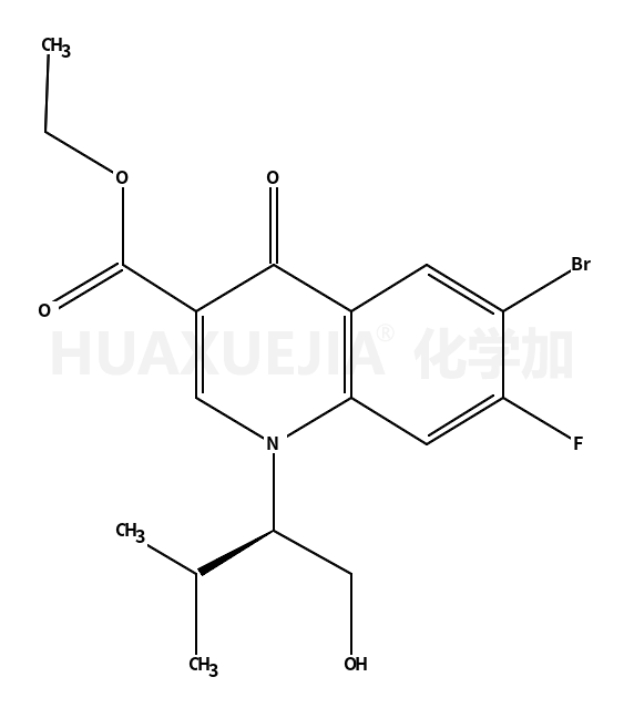 ethyl 6-bromo-7-fluoro-1-[(2S)-1-hydroxy-3-methylbutan-2-yl]-4-oxoquinoline-3-carboxylate