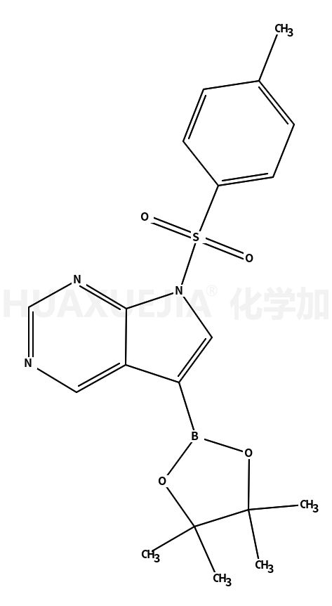 5-(4,4,5,5-四甲基-1,3,2-二噁硼烷-2-基)-7-甲苯磺酰-7h-吡咯并[2,3-d]嘧啶