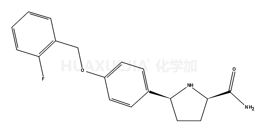 2-Pyrrolidinecarboxamide,5-[4-[(2-flurophenyl)methoxy]-(2S,5R)