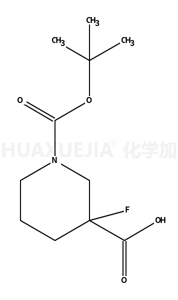 1-Boc-3-氟哌啶-3-羧酸