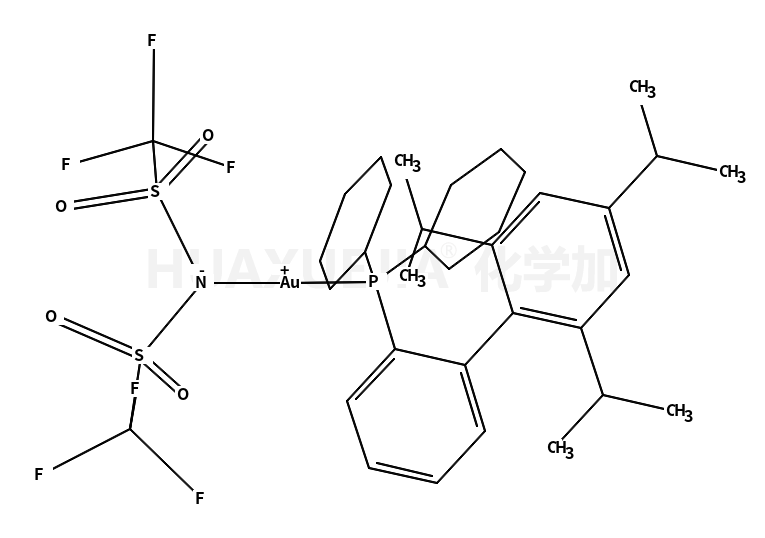 2-二环己基膦-2′,4′,6′-三异丙基联苯金(I)双(三氟甲烷磺酰)亚胺