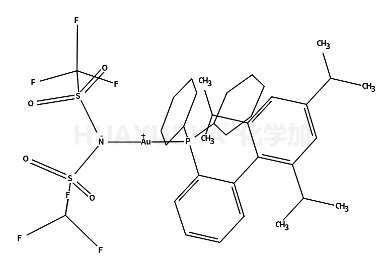 2-二环己基膦-2′,4′,6′-三异丙基联苯金(I) 双(三氟甲烷磺酰)亚胺