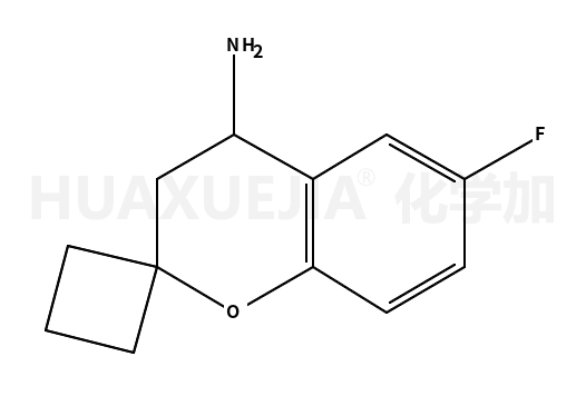 (+/-)-4-氨基-3,4-二氢-6-氟-螺[2H-1-苯并吡喃-2,1-环丁烷