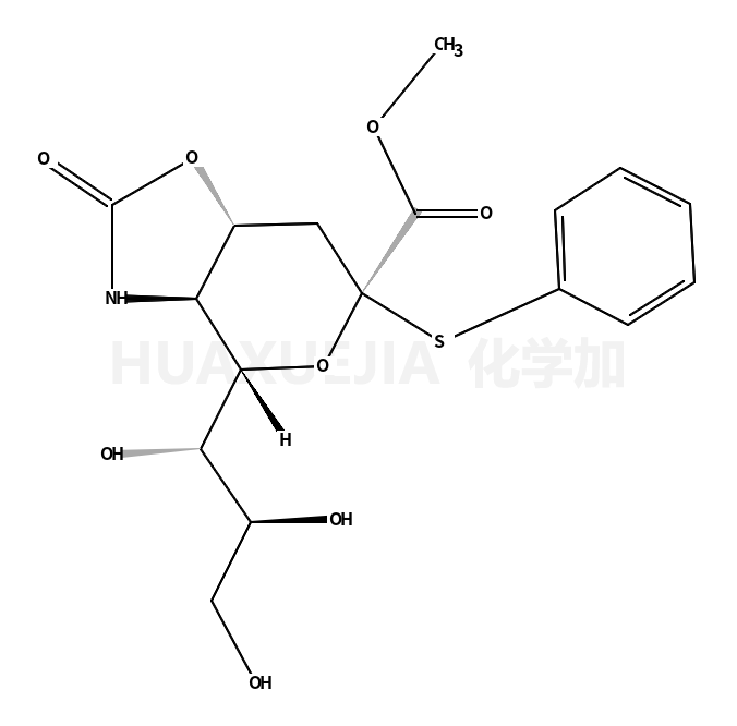 5-N,4-O-羰基-3,5-二脱氧-2-S-苯基-2-硫-D-甘油酸-β-D-半乳-2-吡喃壬酮糖甲酯