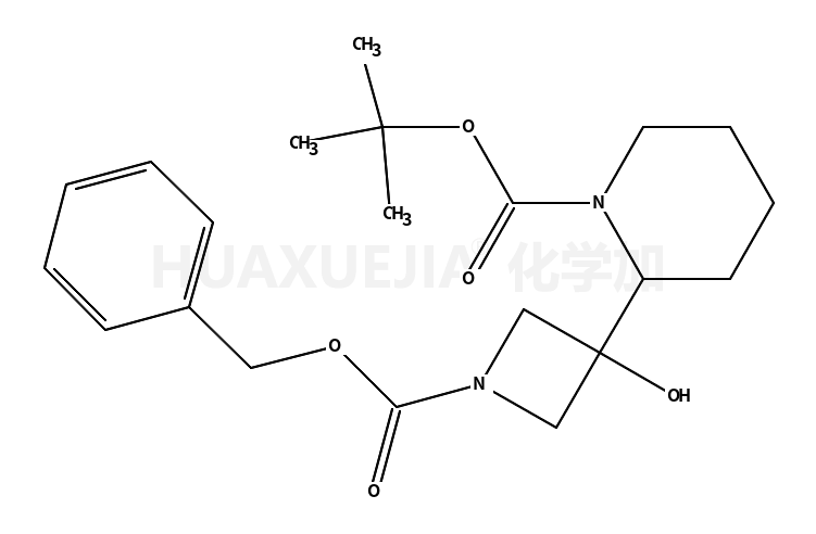 2-[3-羟基-1-[(苯基甲氧基)羰基]-3-氮杂啶]-1-哌啶羧酸 1,1-二甲基乙酯