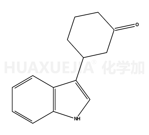 Cyclohexanone, 3-(1H-indol-3-yl)-, (+)-