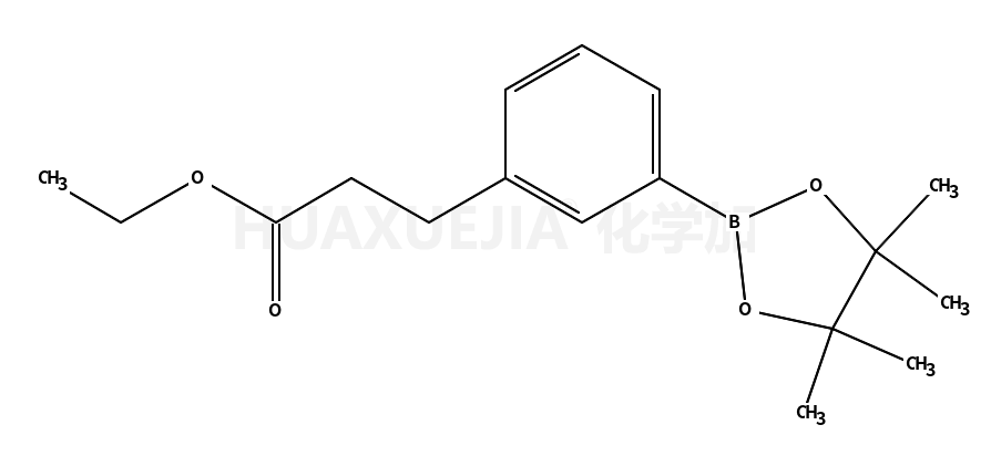 Benzenepropanoic acid, 3-(4,4,5,5-tetramethyl-1,3,2-dioxaborolan-2-yl)-, ethyl ester