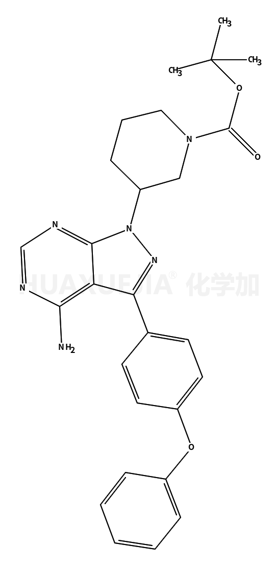 tert-butyl 3-(4-amino-3-(4-phenoxyphenyl)-1H-pyrazolo[3,4-d]pyrimidin-1-yl)piperidine-1-carboxylate