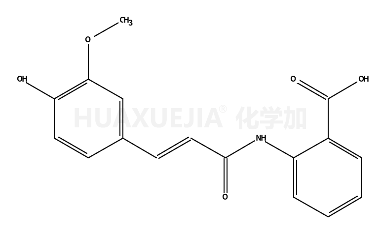 2-[[(E)-3-(4-hydroxy-3-methoxyphenyl)prop-2-enoyl]amino]benzoic acid