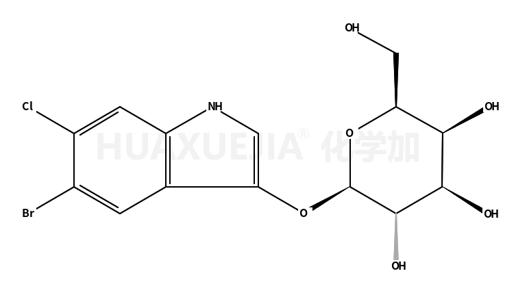 5-溴-6-氯-3-吲哚基-β-D-半乳糖皮蒽	(約含10% 乙酸乙酯) [用于生化研究]