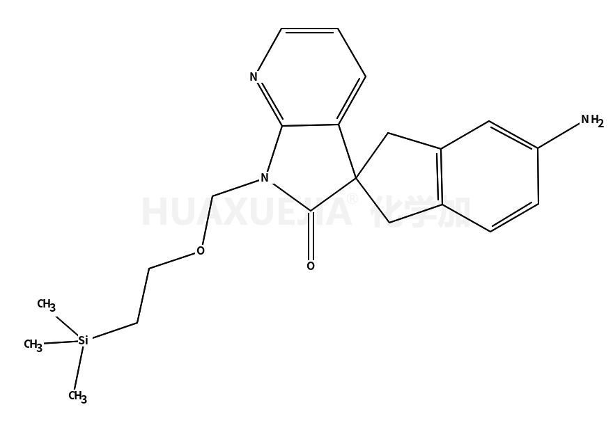 5-Amino-1'-{[2-(trimethylsilyl)ethoxy]methyl}-1,3-dihydrospiro[in dene-2,3'-pyrrolo[2,3-b]pyridin]-2'(1'H)-one