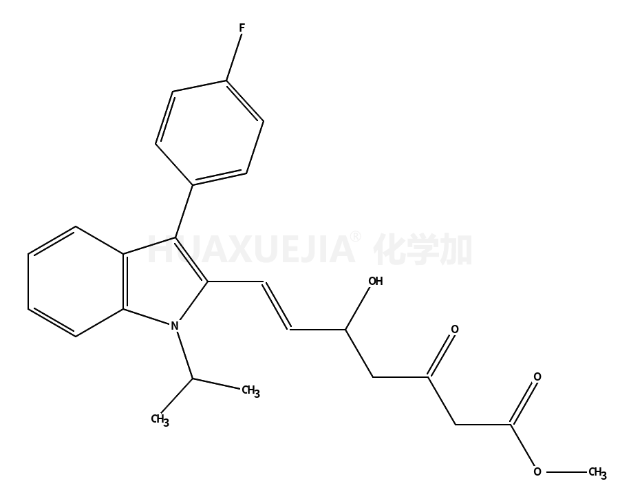 (E)-7-[3-(4-氟苯基)-1-(1-甲基乙基)-吲哚-2-基]-3-羟基-5-氧代庚-6-烯酸甲酯