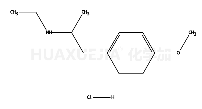 N-乙基-p-甲氧基-alpha-甲基苯乙胺盐酸盐