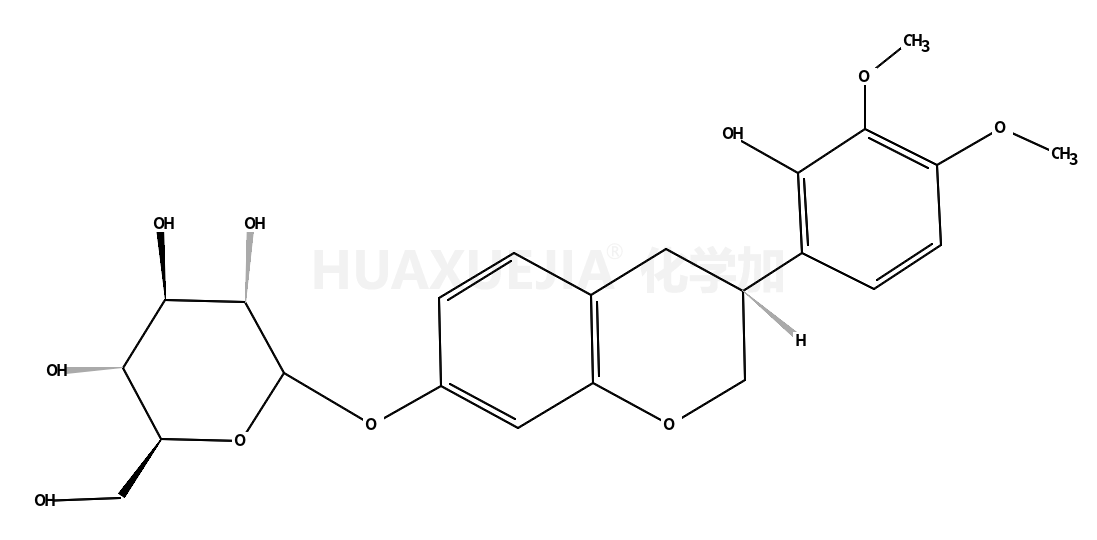 7,2'-二羟基-3',4'-二甲氧基-异黄烷-7-O-b-D-葡萄糖苷,2'-羟基-3',4'-二甲氧基异黄烷-7-O-Beta-D-吡喃葡萄糖苷