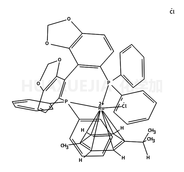 氯[(R)-(+)-5,5'-双(二苯基膦)-4,4'-二-1,3-苯并二噁茂](p-伞花素)氯化钌(II)