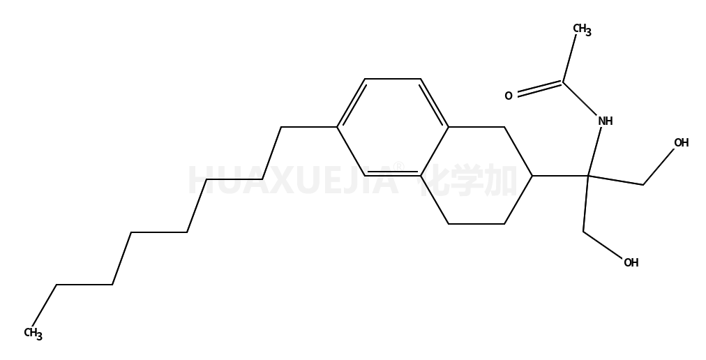 N-[1,3-dihydroxy-2-(6-octyl-1,2,3,4-tetrahydronaphthalen-2-yl)propan-2-yl]acetamide